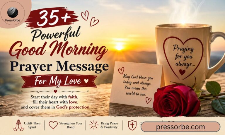 Good Morning Prayer Message For My Love