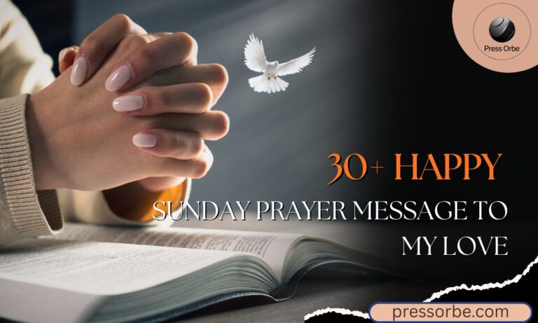 Sunday Prayer Message To My Love