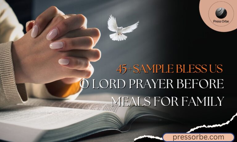 Prayer Before Meals for Family