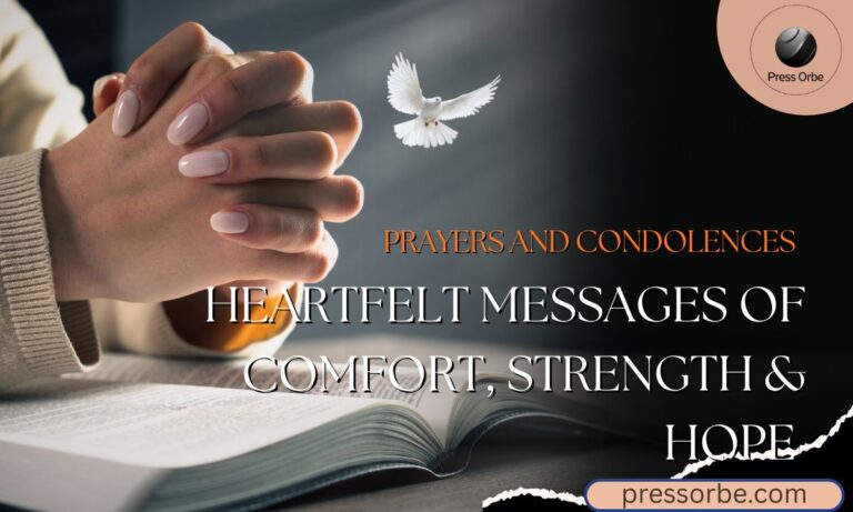 Prayers and Condolences